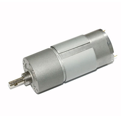 Spur Gearbox Gear Motor 37mm 12V 24V DC Motor 45 Rpm Kebisingan rendah Torsi tinggi