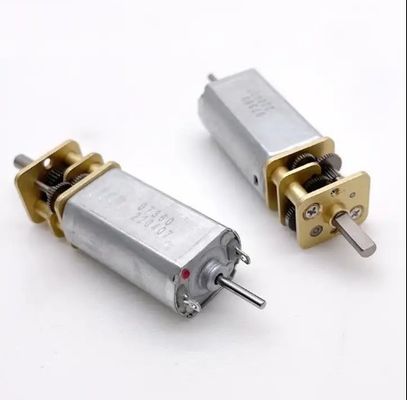 Sikat Motor Gear DC Kecil DC 3V 6V 12V 24V Diameter 13mm Untuk Kunci Pintu