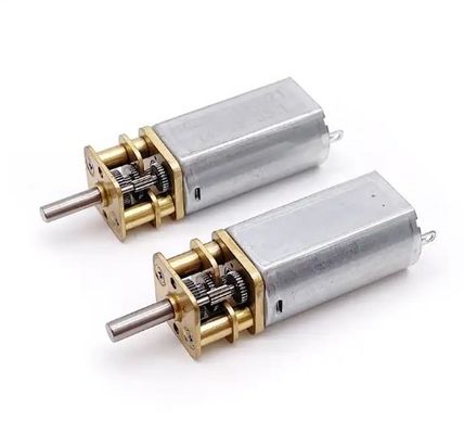 Sikat Motor Gear DC Kecil DC 3V 6V 12V 24V Diameter 13mm Untuk Kunci Pintu