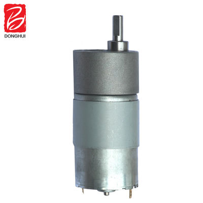 12V 24V 37mm Micro Brushed DC Motor Torsi Tinggi Kecepatan Rendah Untuk Robot Industri