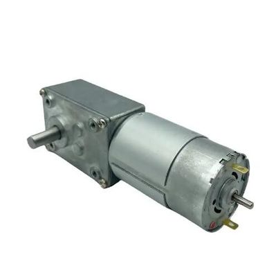 Torsi Tinggi Sikat DC Gear Motor 12V 555 Cacing Gear Motor 24V Kecepatan rendah