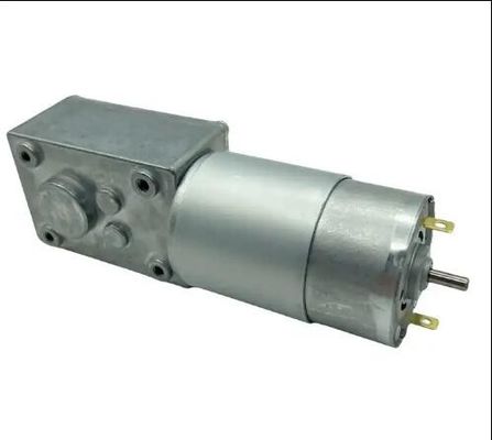 Torsi Tinggi Sikat DC Gear Motor 12V 555 Cacing Gear Motor 24V Kecepatan rendah