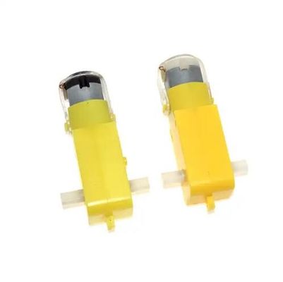 Intelligent TT Plastic Gear Motor 5V 20mm Diameter Untuk Roda Mobil Robot DIY