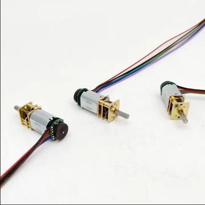 12mm DC Micro Gear Motor Pulse Houle Precision Encoder Motor DC Perlahan Kecil