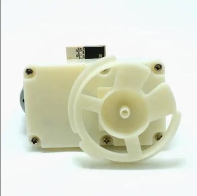 24V 21rpm Plastic Gear Motor 50GS 365 360 DC Square Gear Motor Untuk Mesin Penjual Pintar