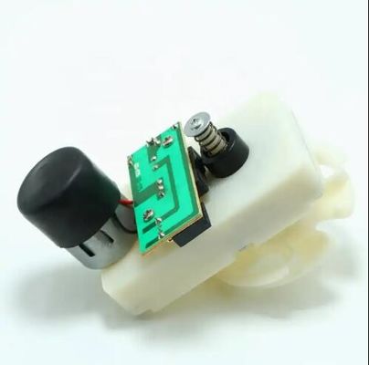 24V 21rpm Plastic Gear Motor 50GS 365 360 DC Square Gear Motor Untuk Mesin Penjual Pintar