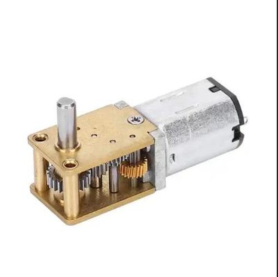 3V - 6V Horisontal Sudut Kanan DC Worm Gear Motor Short Shaft Kecepatan rendah Torsi tinggi