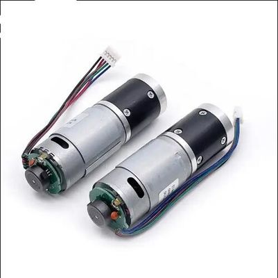 12V / 24V DC Planetary Gear Motor 10W - 100W Panjang poros yang disesuaikan