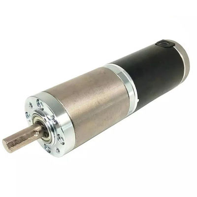 12V / 24V DC Planetary Gear Motor 10W - 100W Panjang poros yang disesuaikan