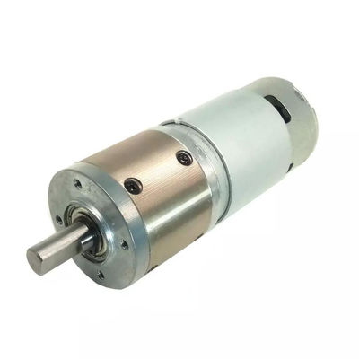12V / 24V DC Planetary Gear Motor 10W - 100W Panjang poros yang disesuaikan