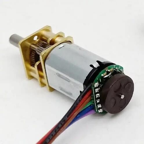 12mm DC Micro Gear Motor Pulse Houle Precision Encoder Motor DC Perlahan Kecil