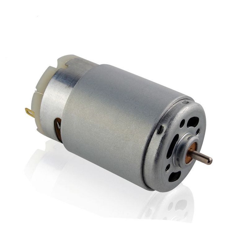 Magnet permanen Mini Carbon Brush Motor DC Listrik Torsi Tinggi Rpm rendah Motor DC