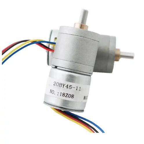 5V DC Micro Geared Stepper Motor 20mm 2 Phase 4 Wire Stepper Motor Dengan Gearbox